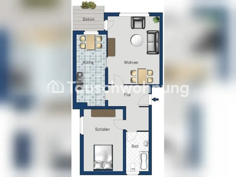 Tauschwohnung: Biete 2 Zi. in Charlottenburg - suche ab 2 Zi. in Berlin — photo 1